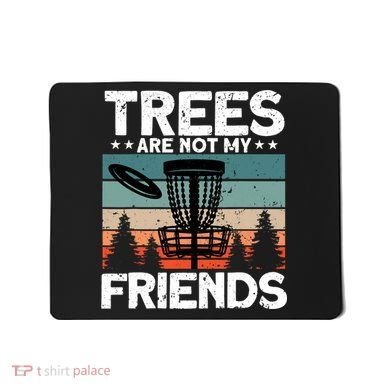 Funny Disc Golf Player Outfit Disc Golf Mousepad