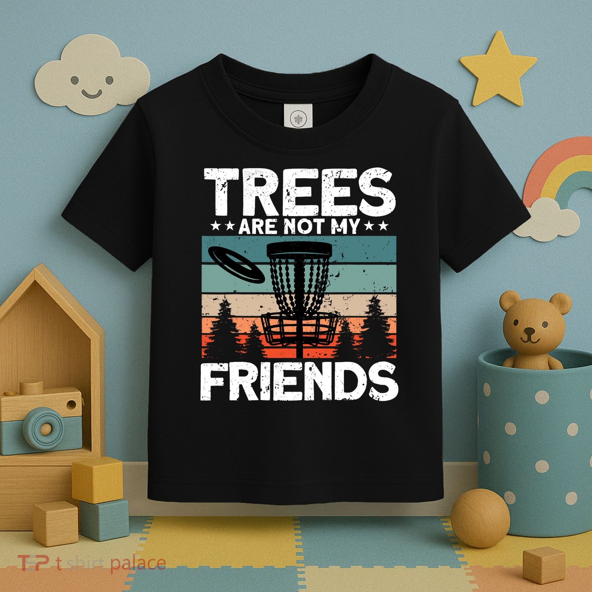 Funny Disc Golf Player Outfit Disc Golf Toddler T-Shirt