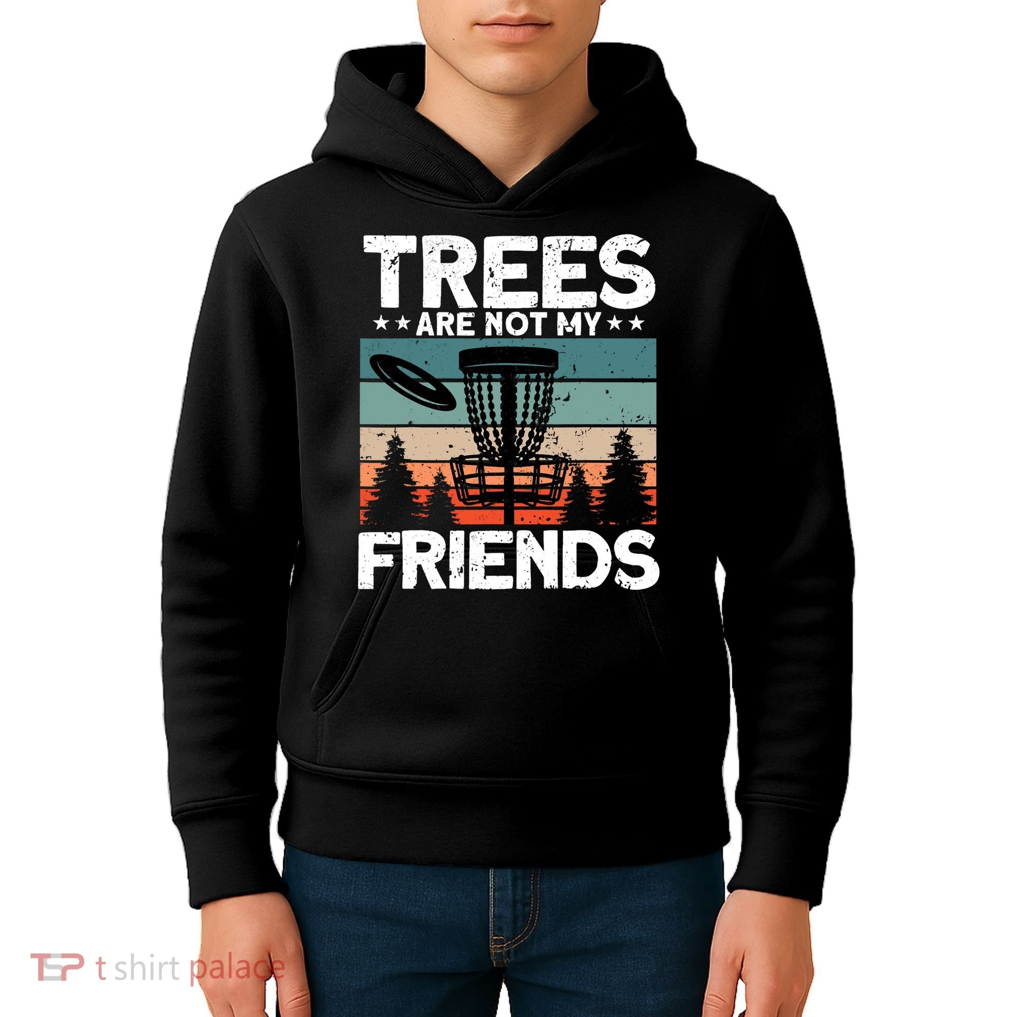 Funny Disc Golf Player Outfit Disc Golf Kids Hoodie
