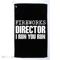 Fireworks Director Gift Golf Towel thumb 0