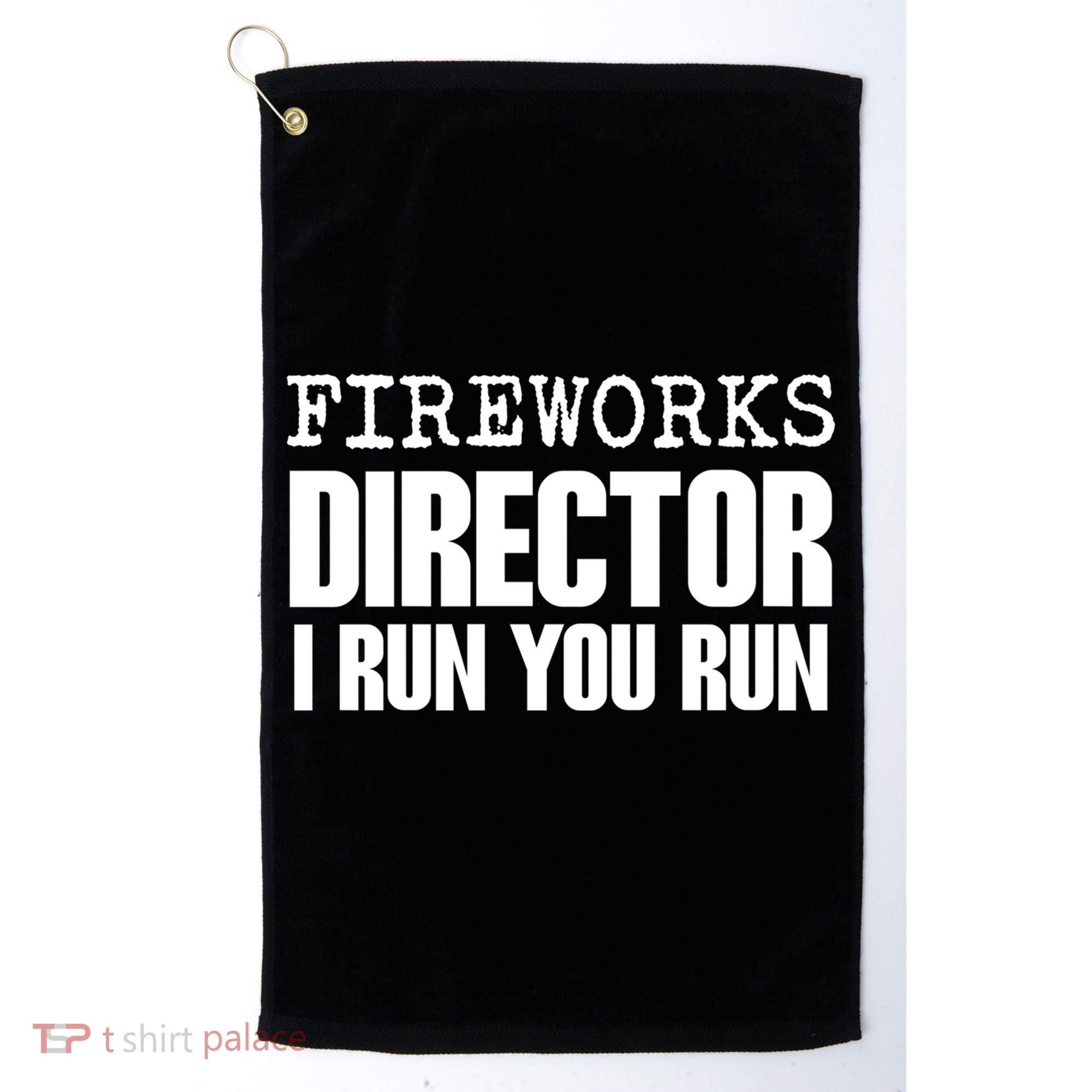 Fireworks Director Gift Golf Towel