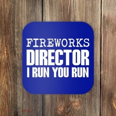 Fireworks Director Gift Coaster