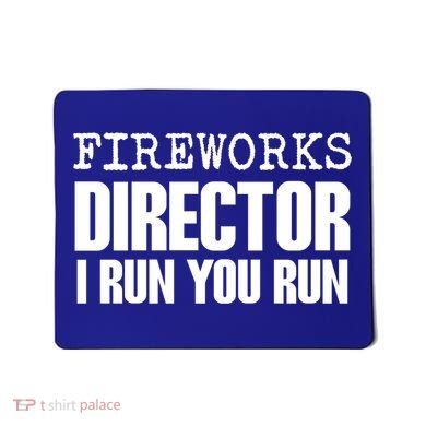 Fireworks Director Gift Mousepad