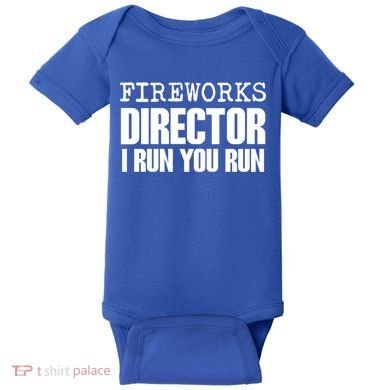Fireworks Director Gift Baby Bodysuit