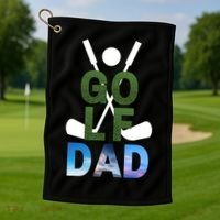 Father's Day Golf Dad Gift For Dad Golf Towel thumb 1