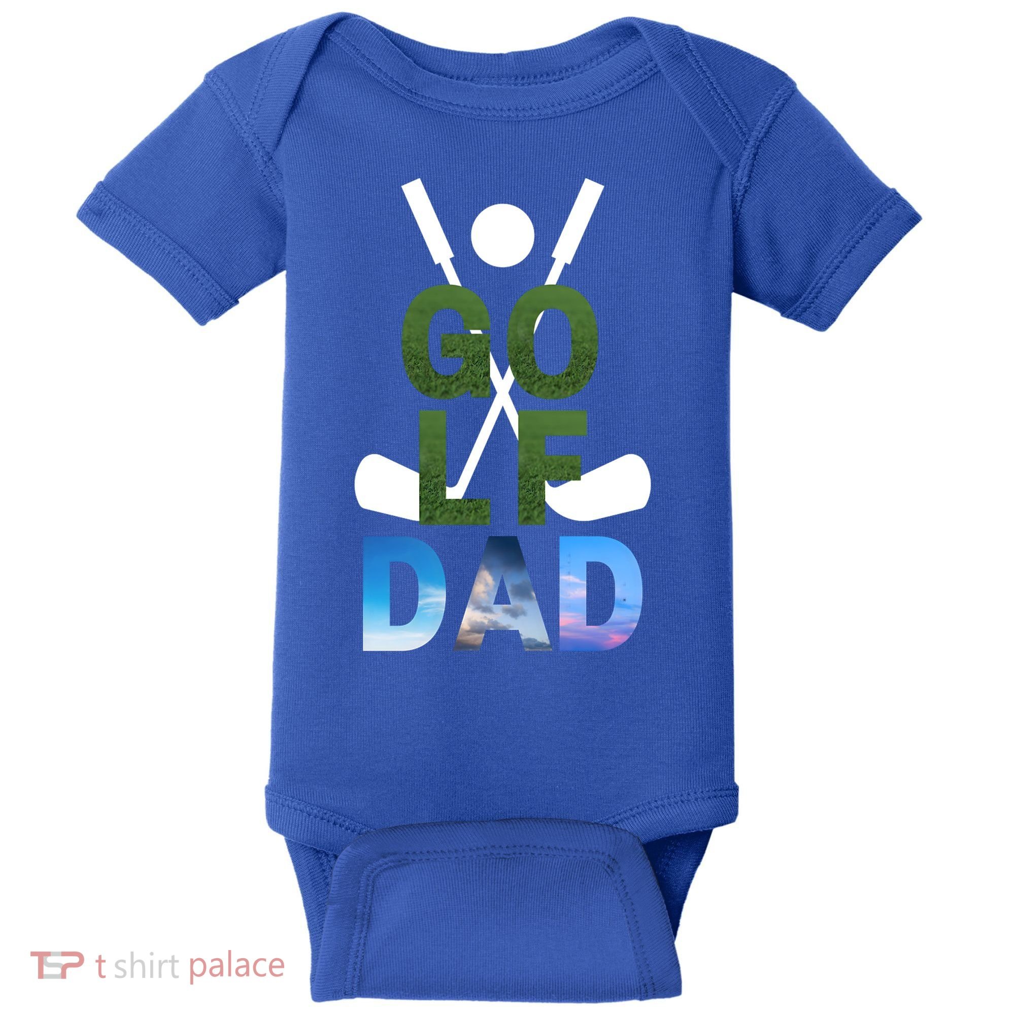 Father's Day Golf Dad Gift For Dad Baby Bodysuit