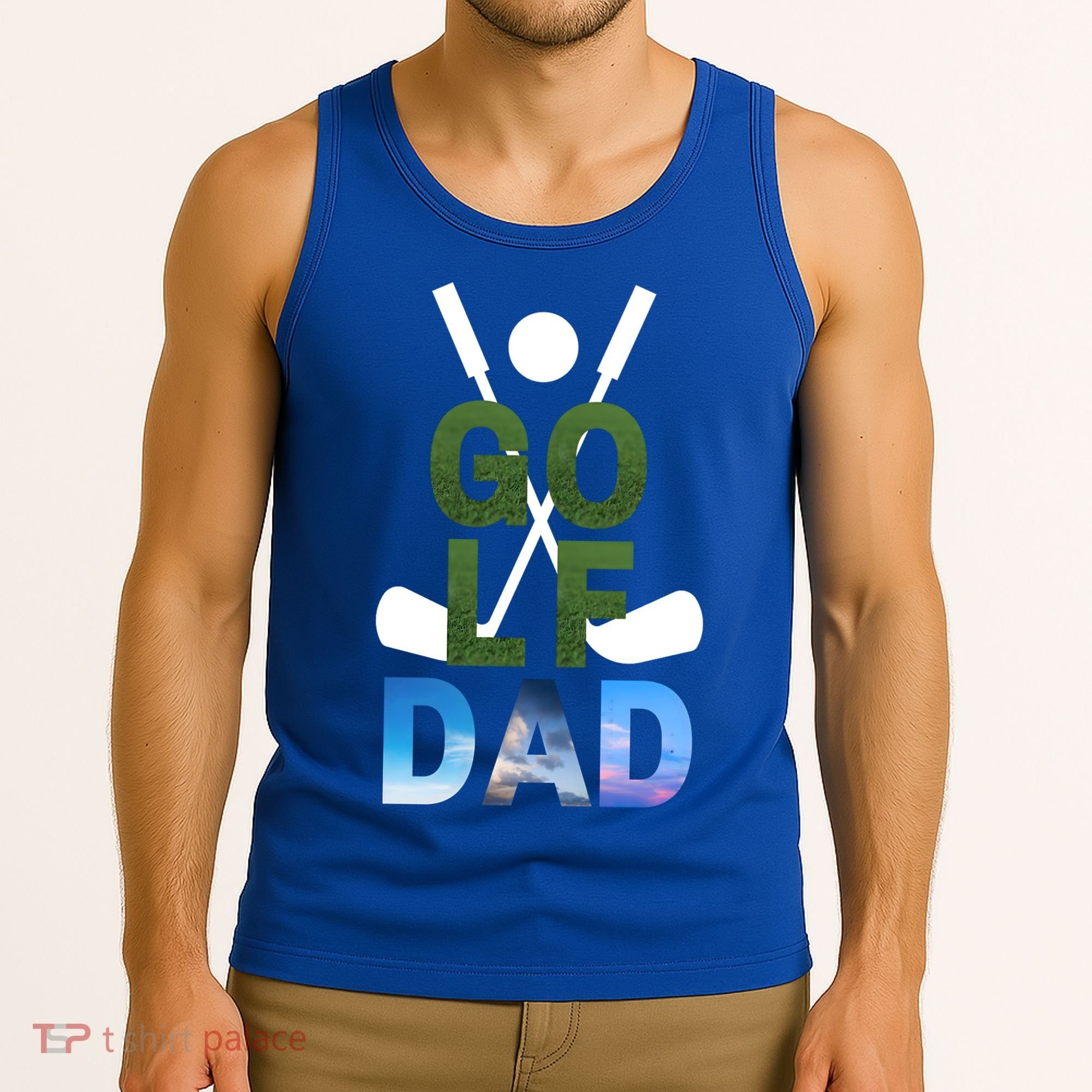Father's Day Golf Dad Gift For Dad Tank Top