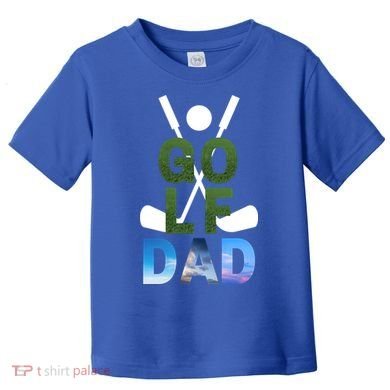 Father's Day Golf Dad Gift For Dad Toddler T-Shirt