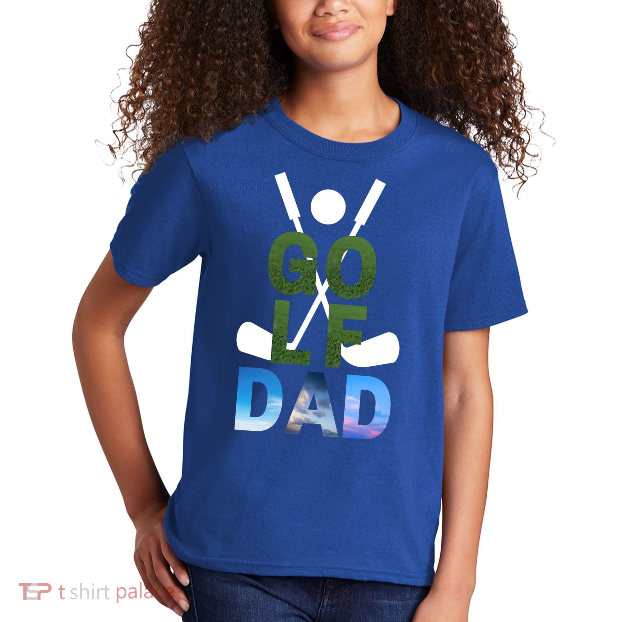 Father's Day Golf Dad Gift For Dad Kids T-Shirt