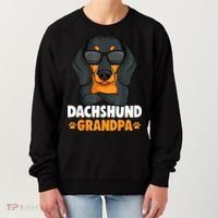 Funny Dachshund Grandpa Cute Weiner Dog Best Gift Women's Sweatshirt thumb 0