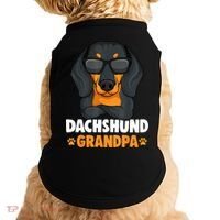 Funny Dachshund Grandpa Cute Weiner Dog Best Gift Doggie Tank thumb 0