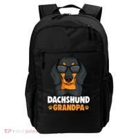 Funny Dachshund Grandpa Cute Weiner Dog Best Gift Backpack thumb 0