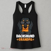Funny Dachshund Grandpa Cute Weiner Dog Best Gift Women's Tank Top thumb 3