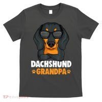 Funny Dachshund Grandpa Cute Weiner Dog Best Gift T-Shirt thumb 0