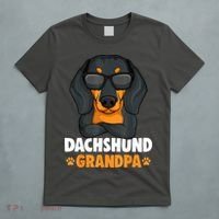 Funny Dachshund Grandpa Cute Weiner Dog Best Gift T-Shirt thumb 5