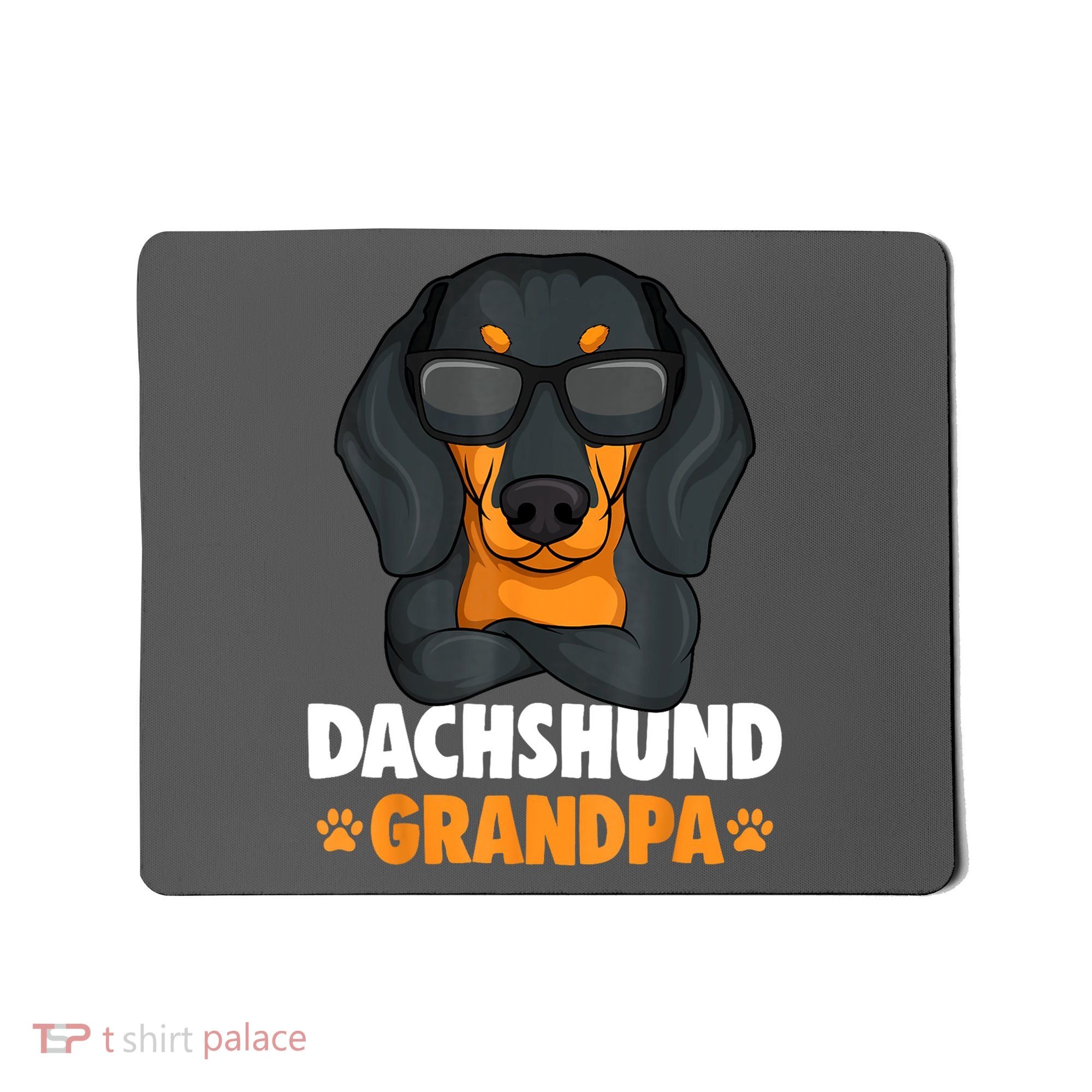 Funny Dachshund Grandpa Cute Weiner Dog Best Gift Mousepad