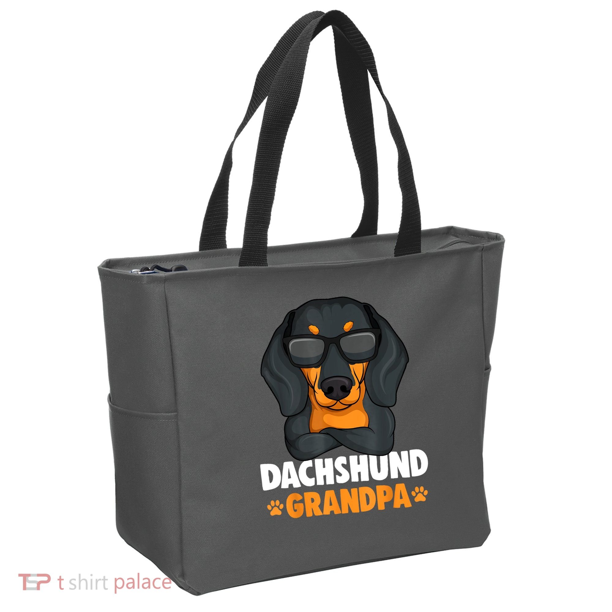 Funny Dachshund Grandpa Cute Weiner Dog Best Gift Tote Bag