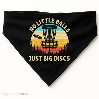 Funny Disc Golf Design For Women Disc Golf Lover Player USA-Made Doggie Bandana