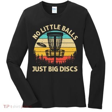 Funny Disc Golf Design For Women Disc Golf Lover Player Women's Long Sleeve Shirt