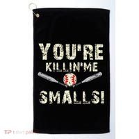 Funny Dad Gift YouRe Killing Me Smalls Dad And Child Golf Towel thumb 0