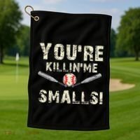 Funny Dad Gift YouRe Killing Me Smalls Dad And Child Golf Towel thumb 1