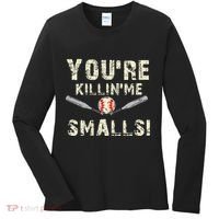 Funny Dad Gift YouRe Killing Me Smalls Dad And Child Women's Long Sleeve Shirt thumb 0