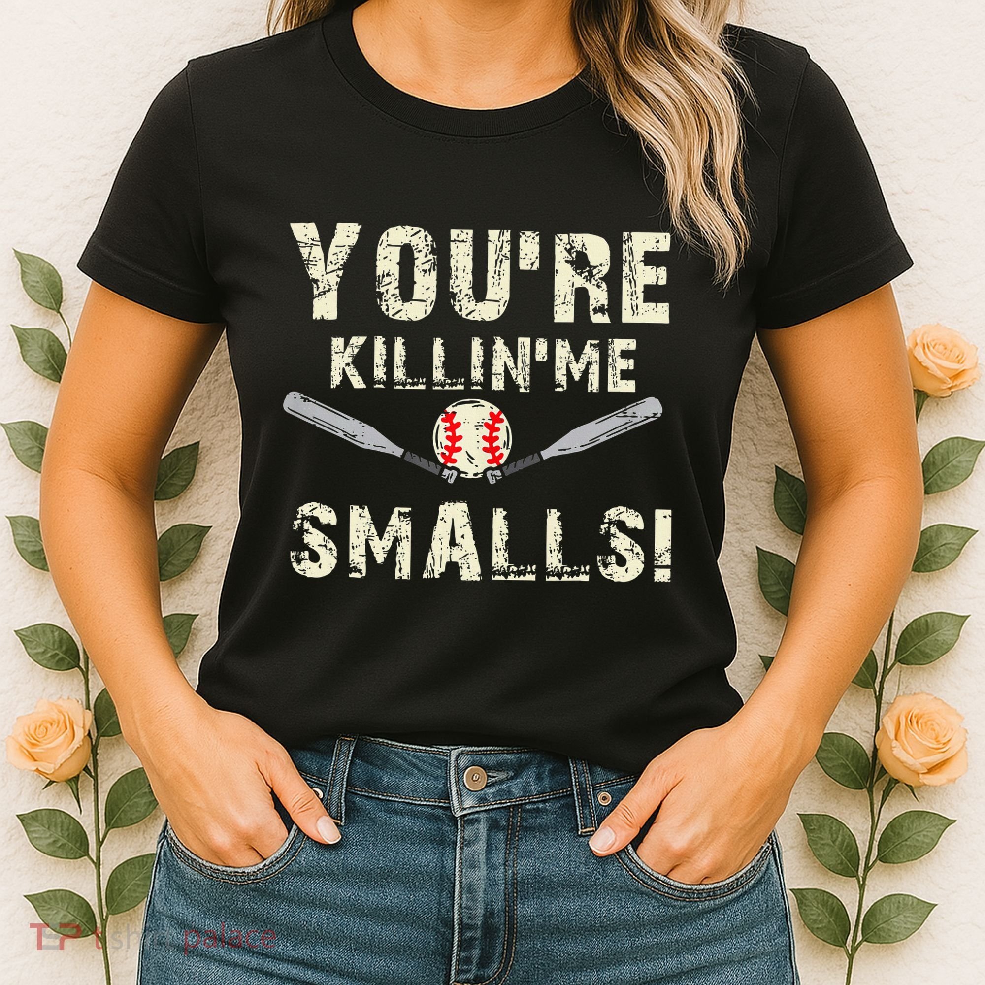 Funny Dad Gift YouRe Killing Me Smalls Dad And Child Women's T-Shirt
