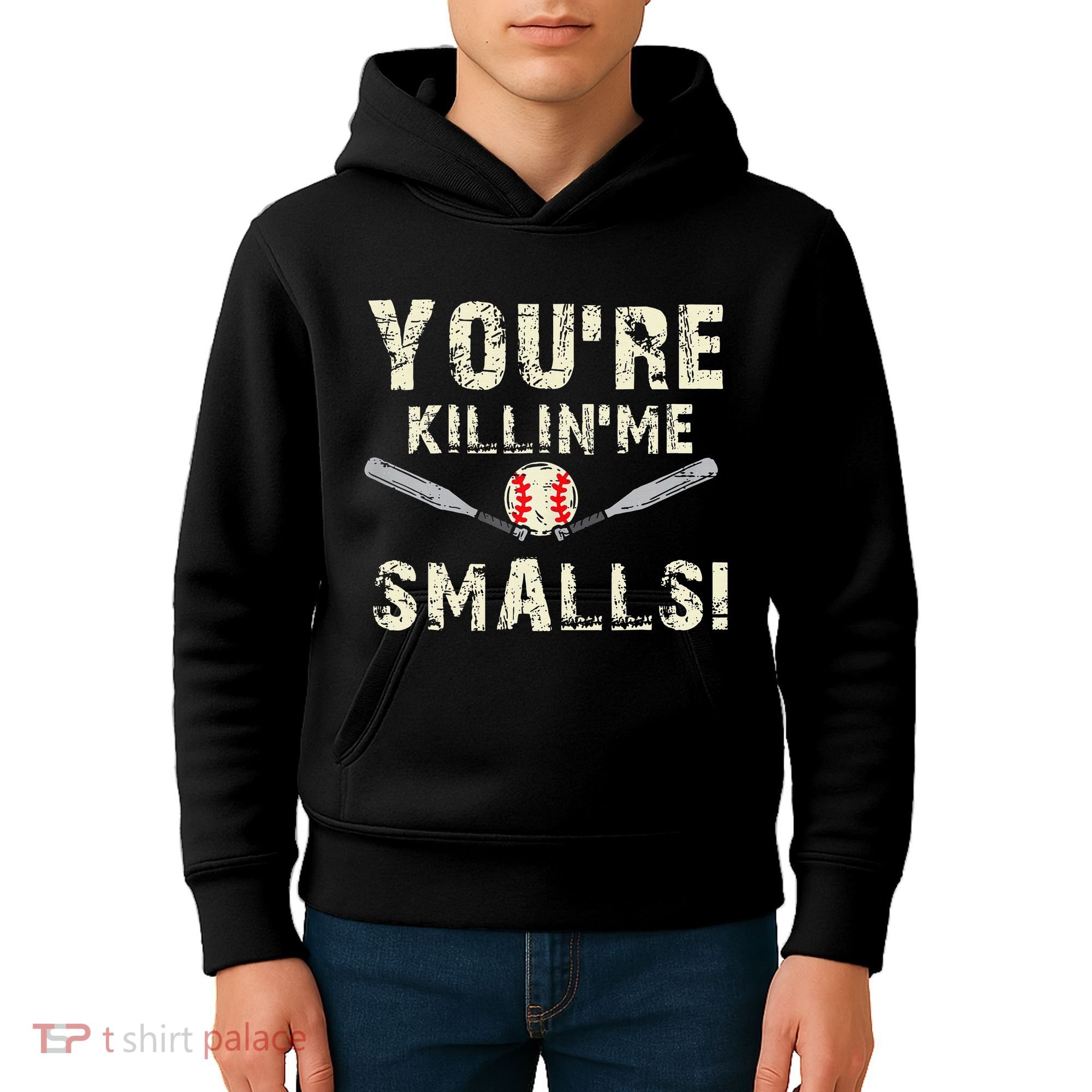 Funny Dad Gift YouRe Killing Me Smalls Dad And Child Kids Hoodie