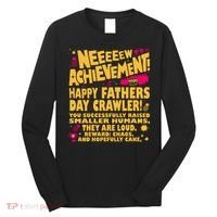 Fathers Day Gamer Dad Achievement Funny Lit RPG Gift Long Sleeve Shirt thumb 0