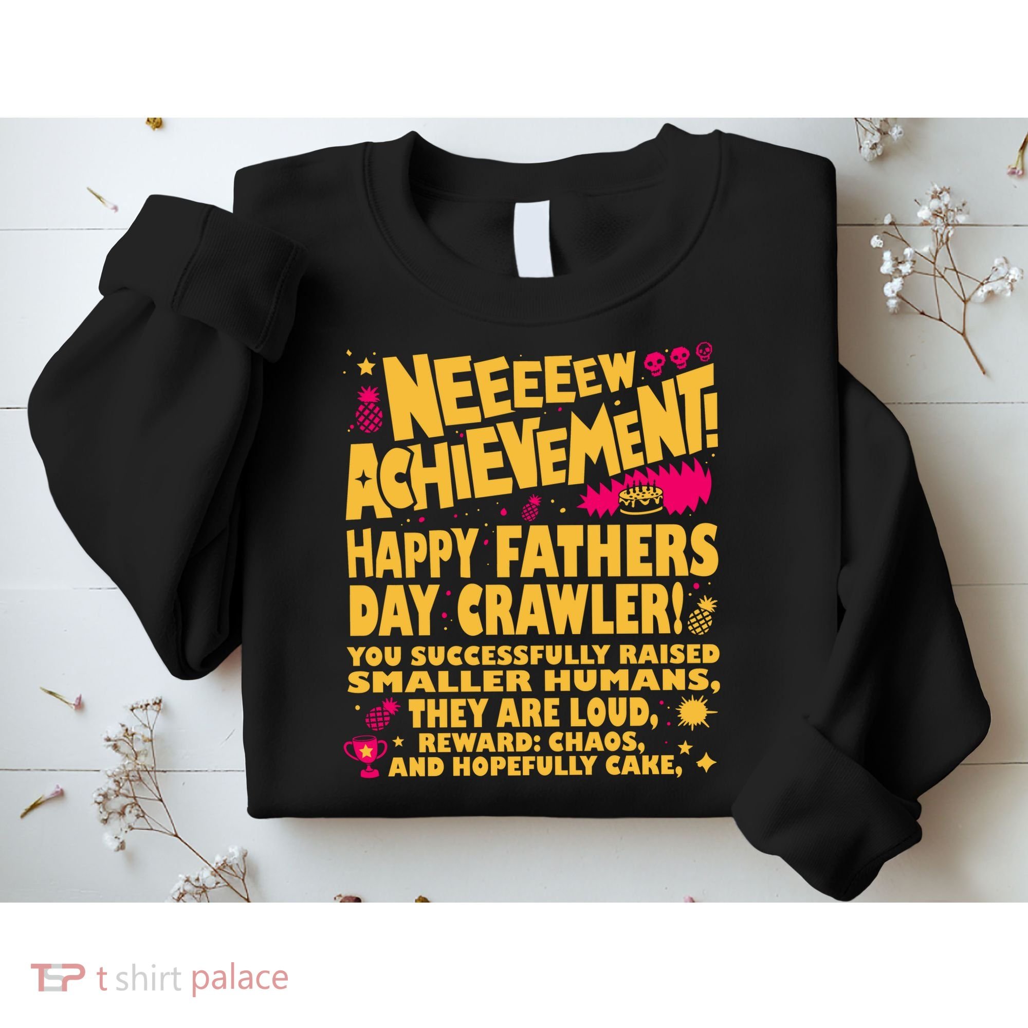 Fathers Day Gamer Dad Achievement Funny Lit RPG Gift Sweatshirt