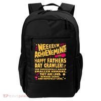 Fathers Day Gamer Dad Achievement Funny Lit RPG Gift Backpack thumb 0