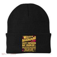 Fathers Day Gamer Dad Achievement Funny Lit RPG Gift Beanie thumb 0