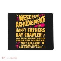 Fathers Day Gamer Dad Achievement Funny Lit RPG Gift Mousepad thumb 0