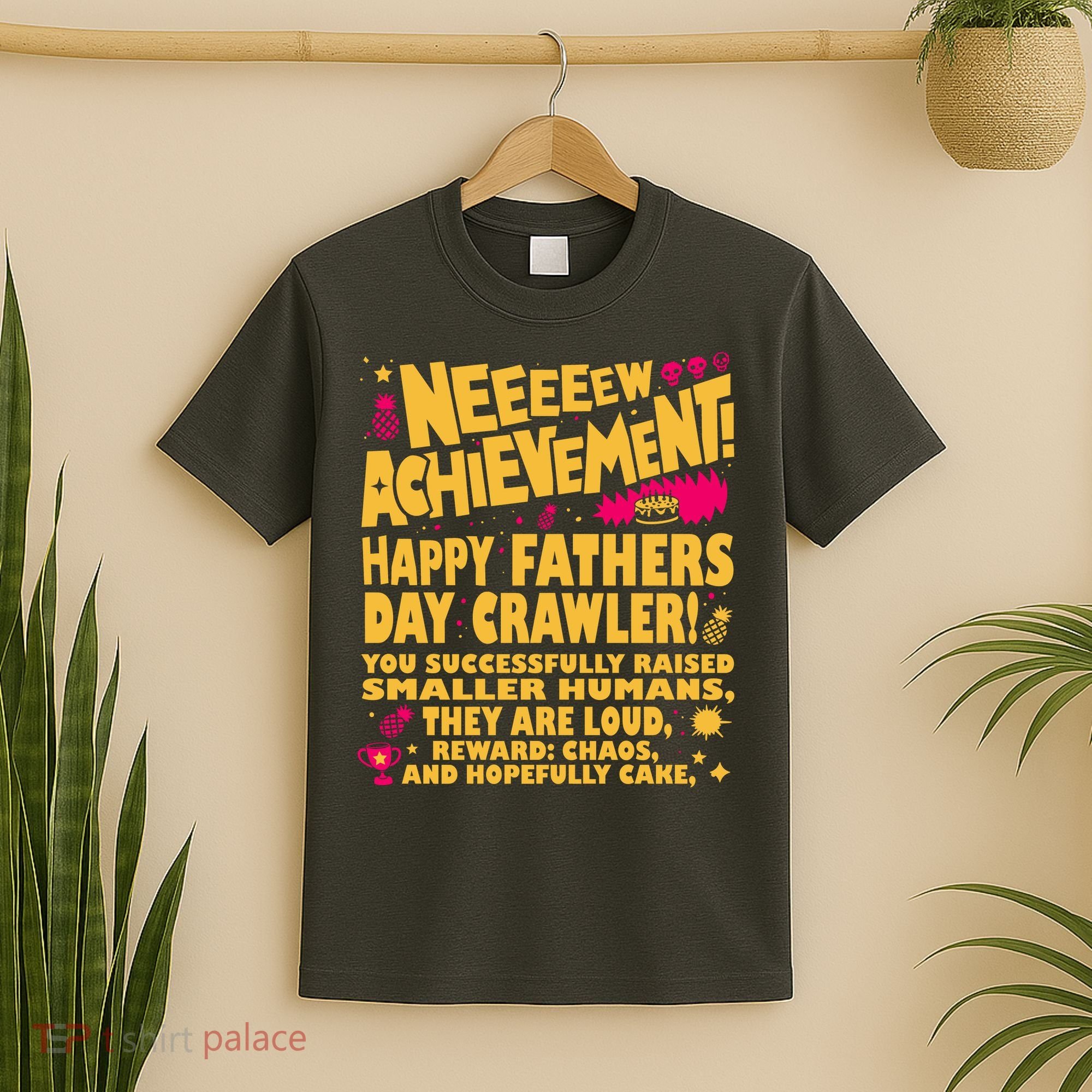 Fathers Day Gamer Dad Achievement Funny Lit RPG Gift T-Shirt