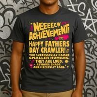Fathers Day Gamer Dad Achievement Funny Lit RPG Gift T-Shirt thumb 3
