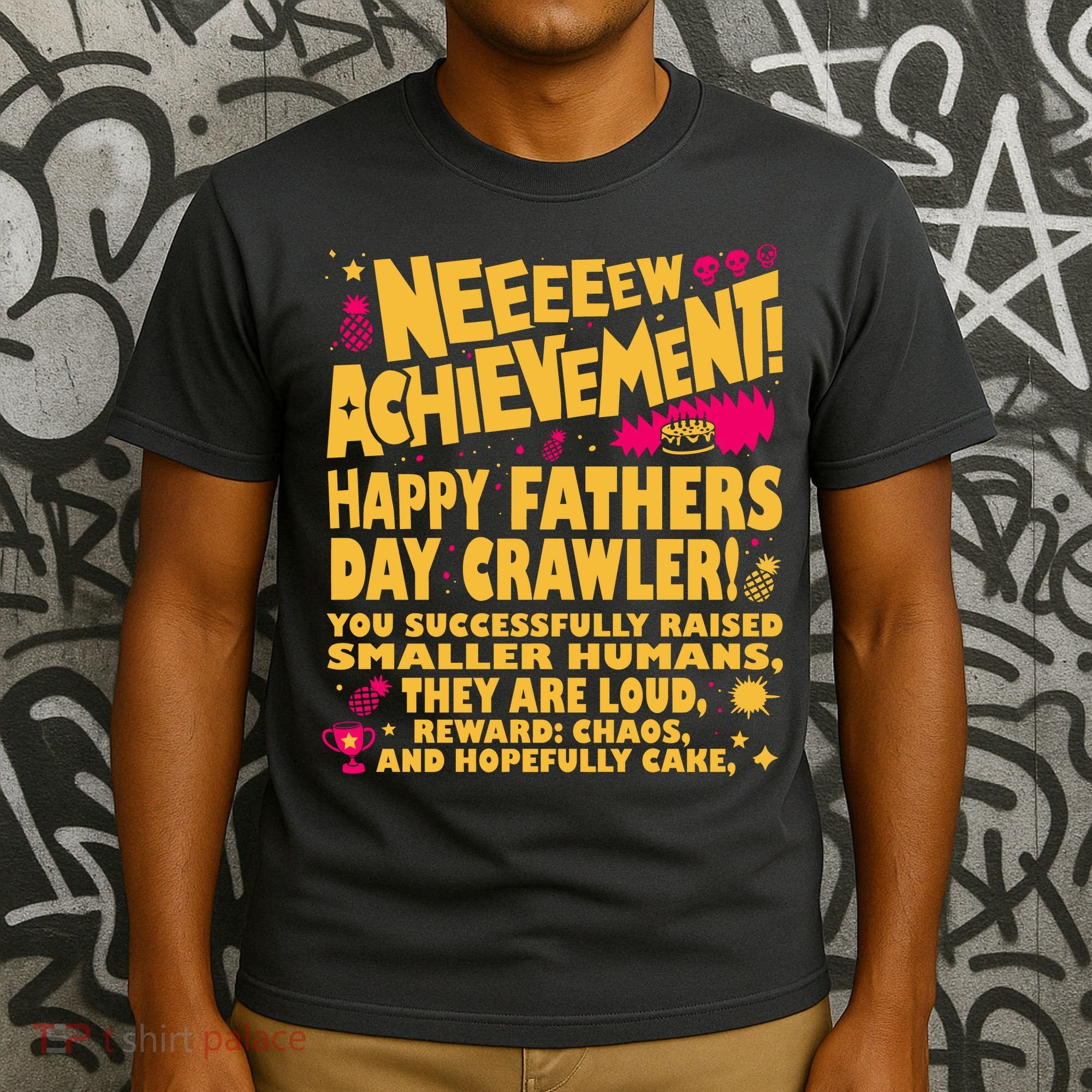 Fathers Day Gamer Dad Achievement Funny Lit RPG Gift T-Shirt
