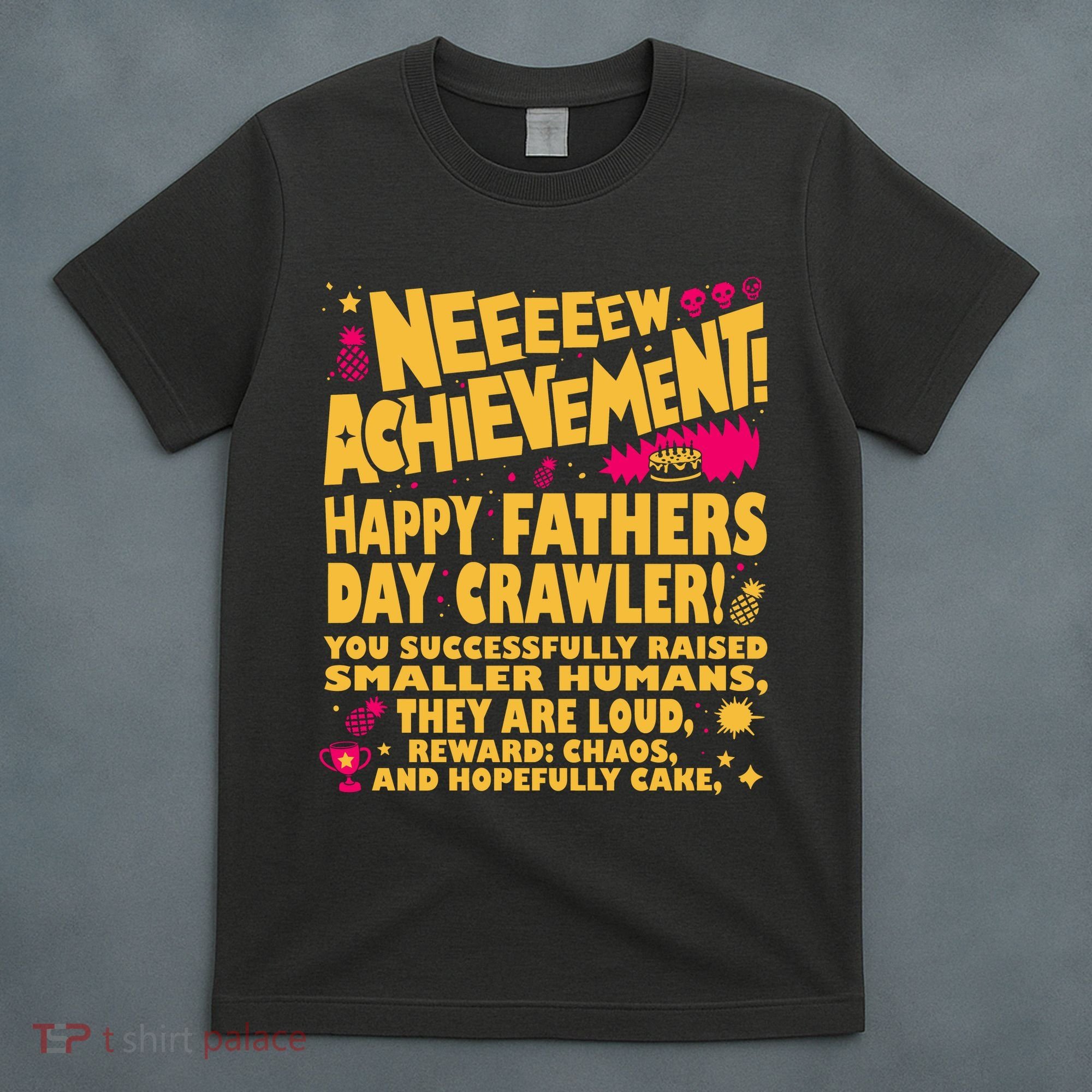 Fathers Day Gamer Dad Achievement Funny Lit RPG Gift T-Shirt