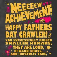 Fathers Day Gamer Dad Achievement Funny Lit RPG Gift T-Shirt thumb 5