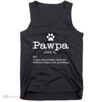Funny Dog Grandpa Pawpa Defintion Tank Top thumb 0