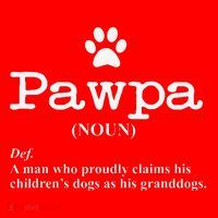 Funny Dog Grandpa Pawpa Defintion Santa Hat thumb 1