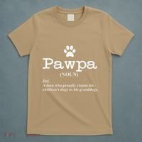 Funny Dog Grandpa Pawpa Defintion T-Shirt thumb 5