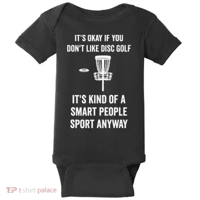 Funny Disc Golf Baby Bodysuit
