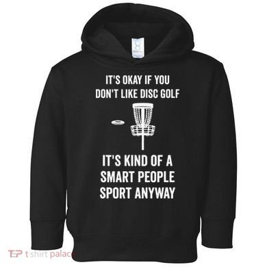 Funny Disc Golf Toddler Hoodie