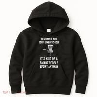 Funny Disc Golf Kids Hoodie thumb 0