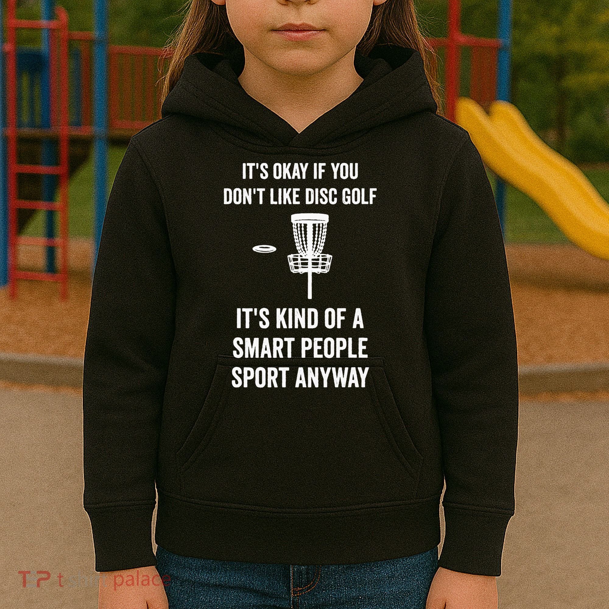Funny Disc Golf Kids Hoodie