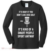 Funny Disc Golf Kids Long Sleeve Shirt thumb 0