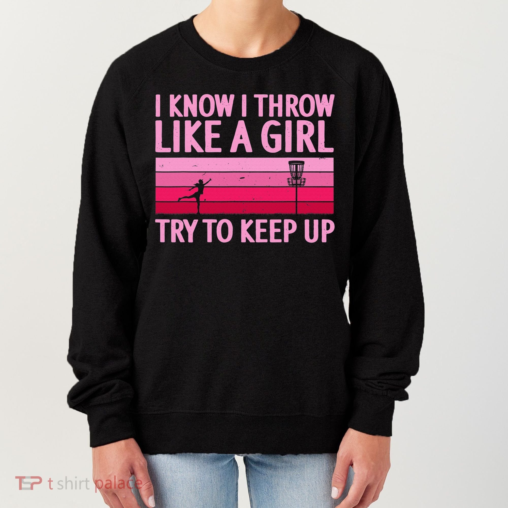 Funny Disc Golf Art For  Disc Golf Player Women's Sweatshirt