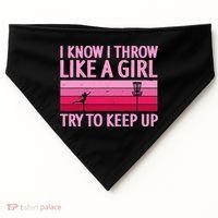 Funny Disc Golf Art For  Disc Golf Player USA-Made Doggie Bandana thumb 0