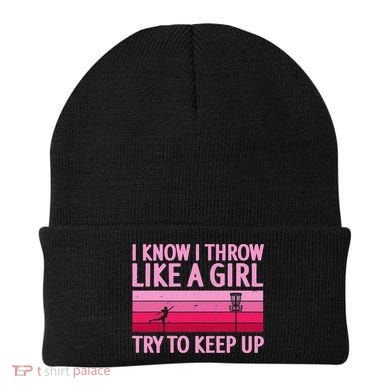 Funny Disc Golf Art For  Disc Golf Player Beanie