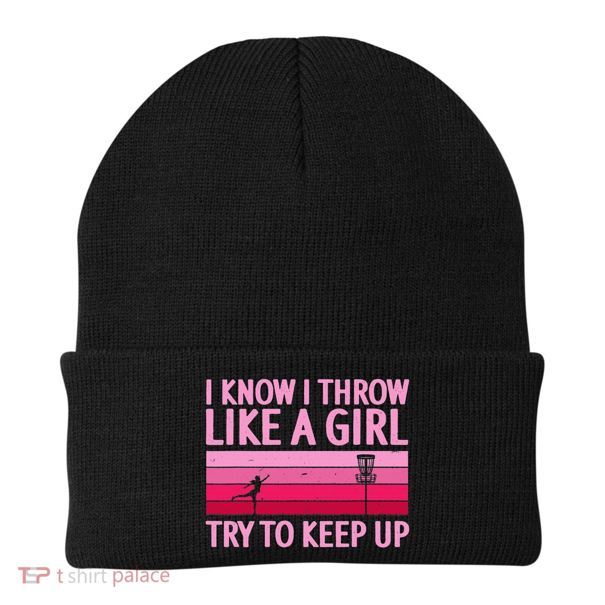 Funny Disc Golf Art For  Disc Golf Player Beanie